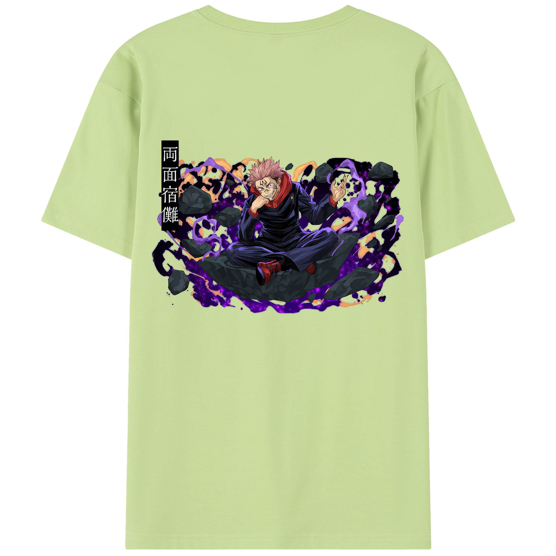 （画像用） 呪術廻戦 Jujutsu Kaisen 綿100％半袖Tシャツ（背面プリント）